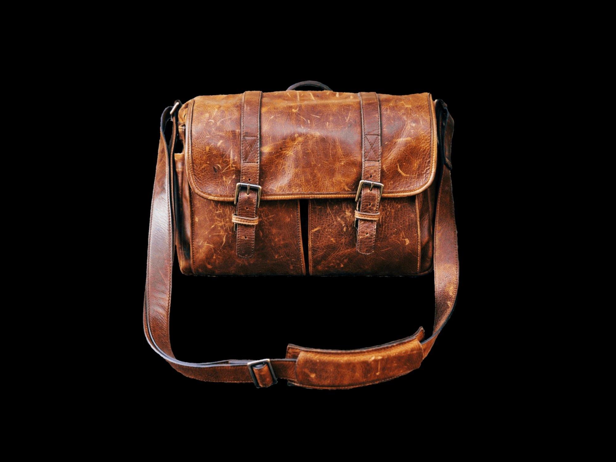 Simple leather briefcase online