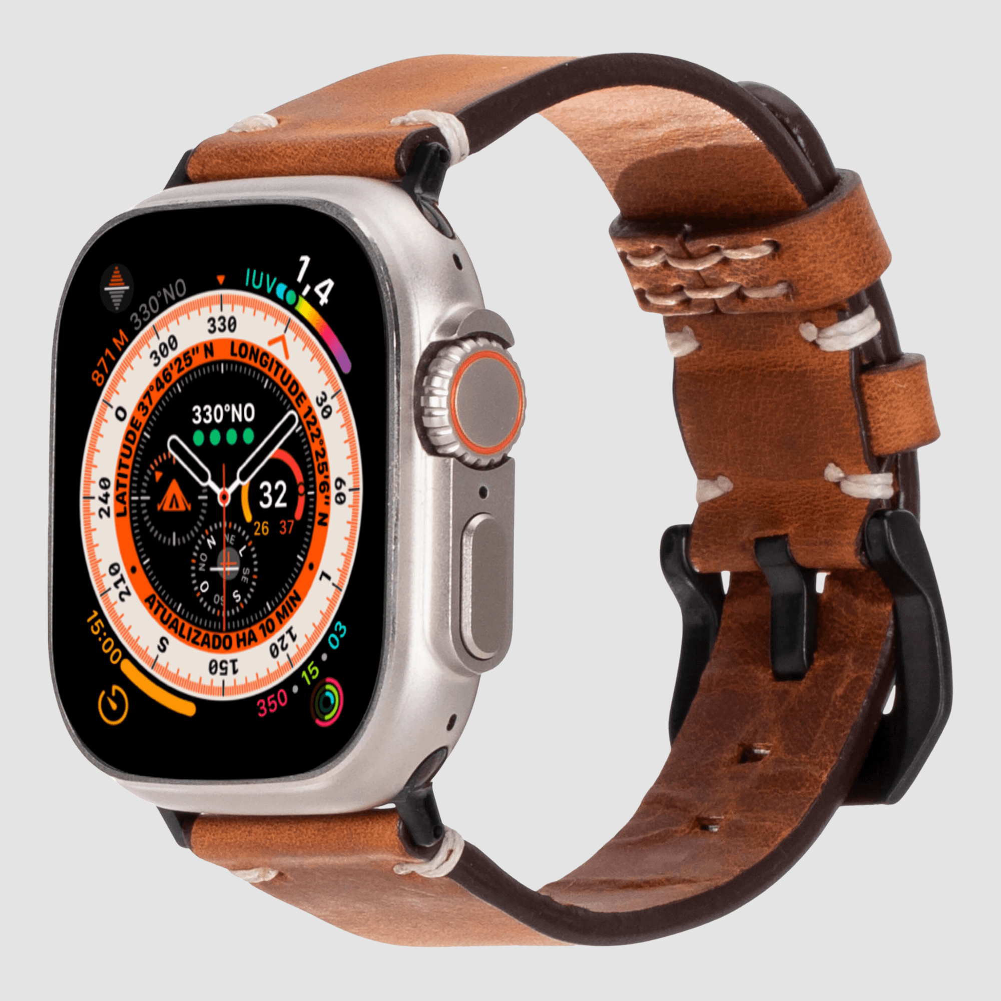 Luxury Leather Apple Watch Bands for All Sizes | BlackBrook  display picture 2