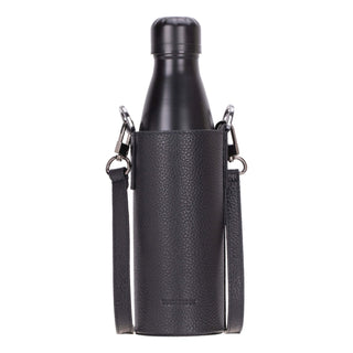 Castaway Crossbody Water Bottle Holder, Black - BlackBrook Case