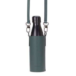 Castaway Crossbody Water Bottle Holder, Green - BlackBrook Case