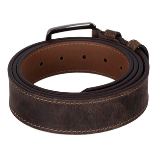 Classic Leather Belt, Coffee - BlackBrook Case