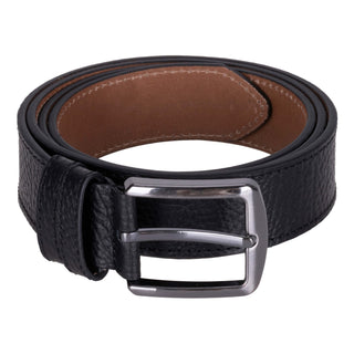 Classic Leather Belt, Pebble Black - BlackBrook Case