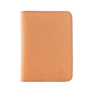 Palermo Men’s Booktype Leather Card Holder – Mapi Edition, Camel - Mapi