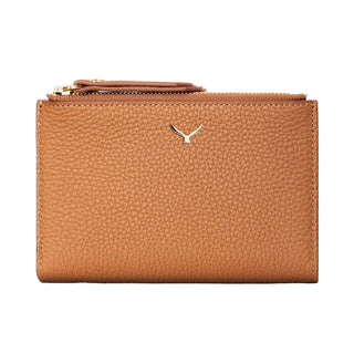 Siena Women’s Two - Pocket Leather Wallet – Mapi Edition, Camel - Mapi