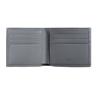 Torino Men’s Leather Bifold Wallet – Mapi Edition, Gray - Mapi