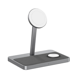 ZIKE 3 - in - 1 Qi2 & MFW Magnetic Wireless Charging Stand - ZikeTech