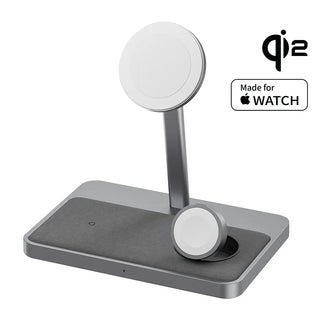 ZIKE 3 - in - 1 Qi2 & MFW Magnetic Wireless Charging Stand - ZikeTech