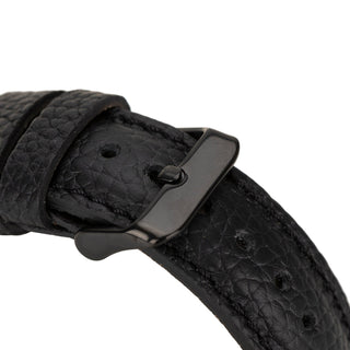 Classic Band for Apple Watch 40mm / 41mm, Pebble Black, Black Hardware - BlackBrook Case