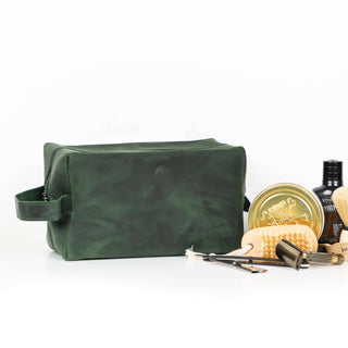 Classic Dopp Kit & Travel Toiletry Bag, Green - BlackBrook Case