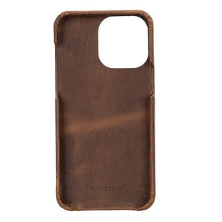 Hartford iPhone 14 Pro MAX Finger Loop Case, Distressed Coffee - BlackBrook Case