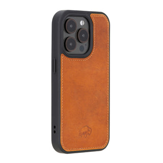 Modern York iPhone 15 PRO Case, Golden Brown - BlackBrook Case