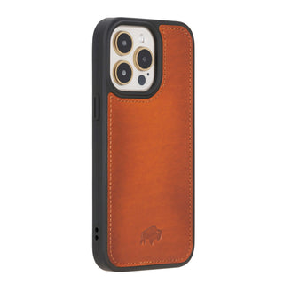 Modern York iPhone 15 Pro MAX Case, Burnished Tan - BlackBrook Case