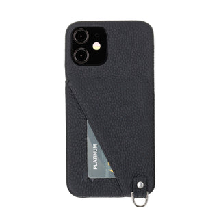 Palmer iPhone 12 Pro Max Card Case, Pebble Black - BlackBrook Case