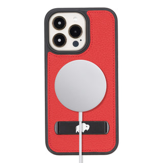 Reed iPhone 15 Pro MAX Snap-On with Stand Case, Red - BlackBrook Case