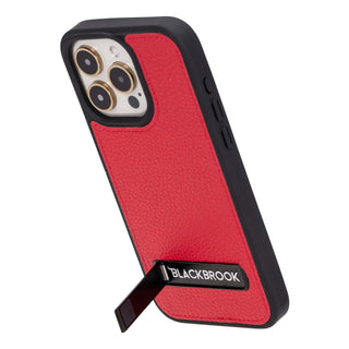 Reed iPhone 15 Pro MAX Snap-On with Stand Case, Red - BlackBrook Case