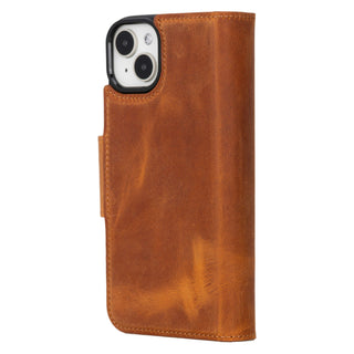 Tudor iPhone 15 Plus Wallet Case, Golden Brown - BlackBrook Case