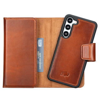 Tudor Samsung S23 Plus Wallet Case, Burnished Tan - BlackBrook Case