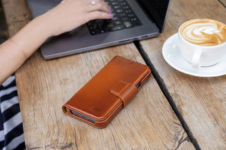 A picture of a Blackbrook iPhone 17 Pro Case on a workstation.
