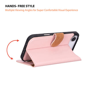 Carter Detachable Leather Wallet Case – iPhone Air, Pink