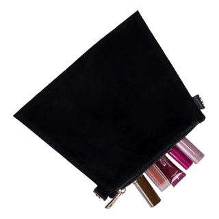 Carrera Novelya — Full-Grain Leather Top Handle Bag, Pebble Black