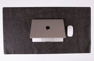 Natural Leather Desk Mat (48cm x 91 cm), Tan UnBranded