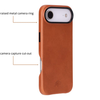 Barlow Leather MagSafe Case - iPhone Air, Brown
