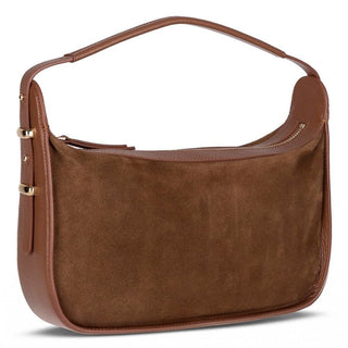 Dolcezza Suede Leather Women's Bag, Tan
