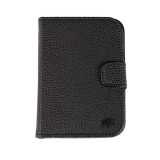 Burkley Detachable Wallet Case for iPhone Duo, Pebble Black