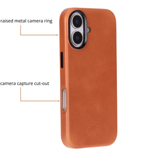 Barlow Leather MagSafe Case - iPhone 17, Tan