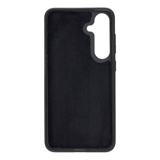 Carter Detachable Leather Wallet Case Galaxy S24, Rustic Black