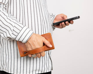 Aura Leather Women's Wallet, Golden Tan