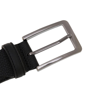 Classic Leather Belt, Pebble Black