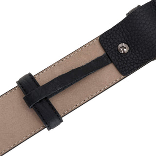 Classic Leather Belt, Pebble Black