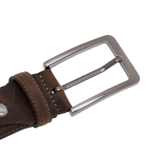 Classic Leather Belt, Distressed Coffee