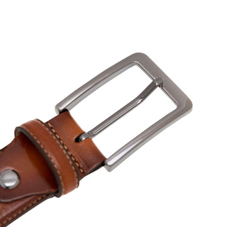 Classic Leather Belt, Burnished Tan