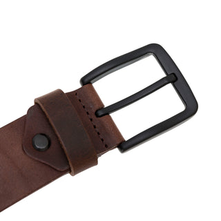 Sport Leather Belt, Brown