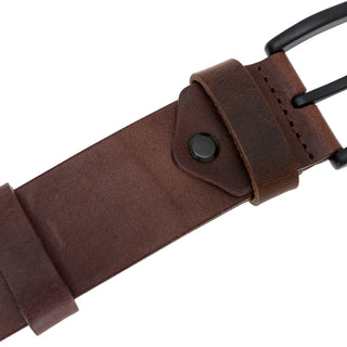Sport Leather Belt, Brown
