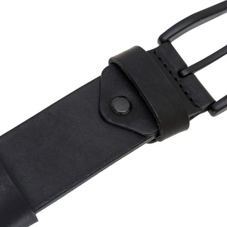 Sport Leather Belt, Black