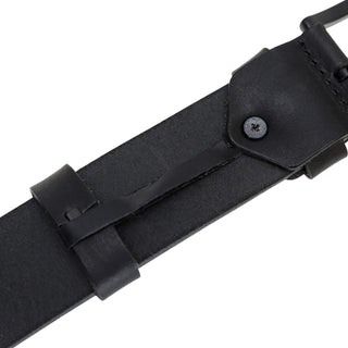 Sport Leather Belt, Black