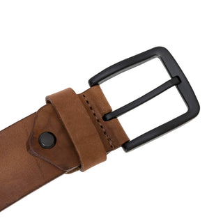 Sport Leather Belt, Tan