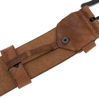 Sport Leather Belt, Tan