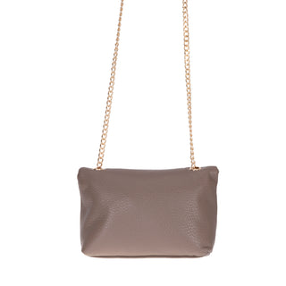 Carrera Lunera — Floater Leather Shoulder Bag, Beige