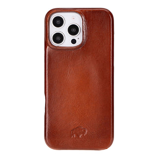 Burkley Leather Wallet Case - iPhone 16 Pro Max, Burnished Tan