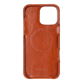 Burkley Leather Wallet Case - iPhone 16 Pro Max, Burnished Tan
