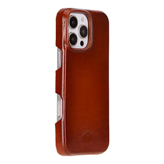 Burkley Leather Wallet Case - iPhone 16 Pro Max, Burnished Tan