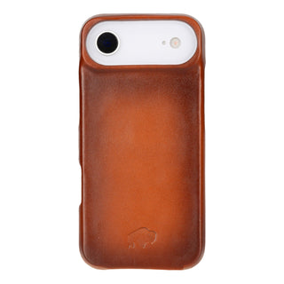 Burkley Geldbörse &amp; Hülle iPhone 17 Air, Brüniertes Hellbraun