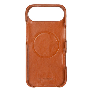 Burkley Geldbörse &amp; Hülle iPhone 17 Air, Brüniertes Hellbraun
