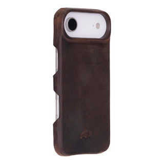 Burkley Geldbörse &amp; Hülle iPhone 17 Air, Distressed Coffee