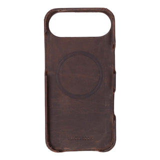 Burkley Geldbörse &amp; Hülle iPhone 17 Air, Distressed Coffee