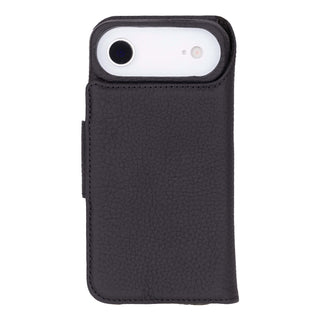 Burkley Leather Wallet Case - iPhone Air, Pebble Black